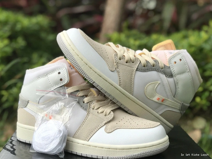 Craft 1 DM9652-100  Jordan Grey SE Out Mid White Inside 0915